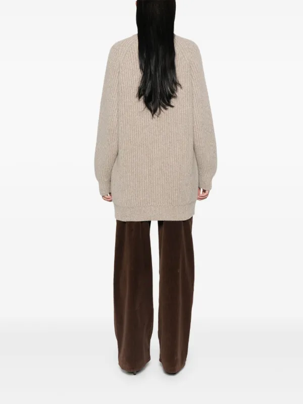 アウターその他 KHAITE JINA CARDIGAN KHAITE Jina Cardigan | Brown | FARFETCH
