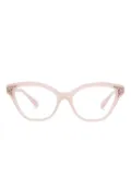 Swarovski crystal-embellished glasses - Pink