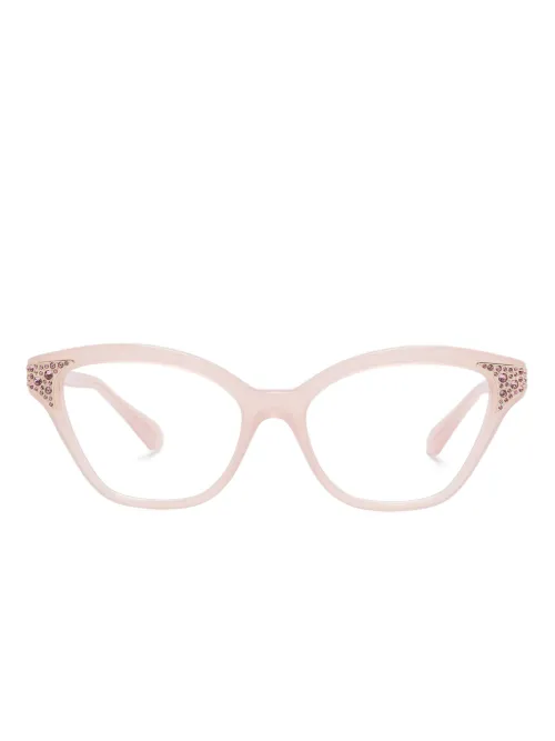 Lunettes de vue ornées de cristaux - Swarovski - Modalova