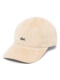 Lacoste cotton corduroy cap - Neutrals