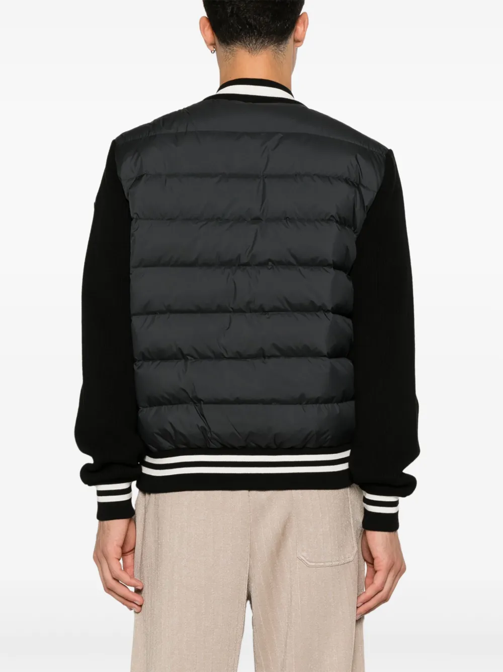 Moncler Gewatteerd bomberjack Zwart