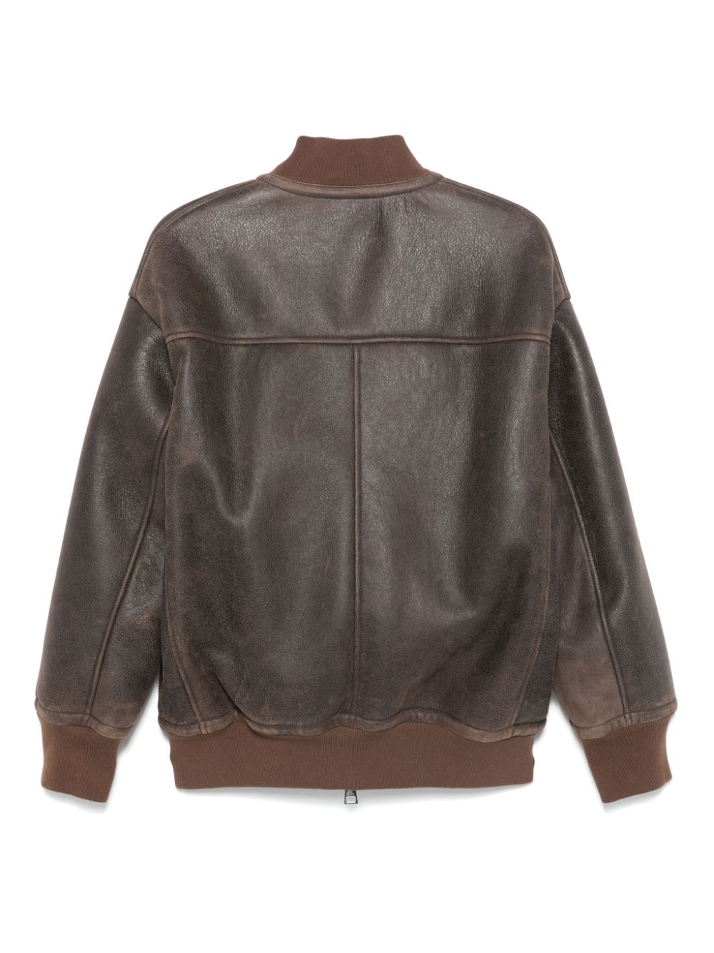 Blancha leather jacket - Bruin