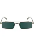 Calvin Klein rectangle-frame sunglasses - Gold