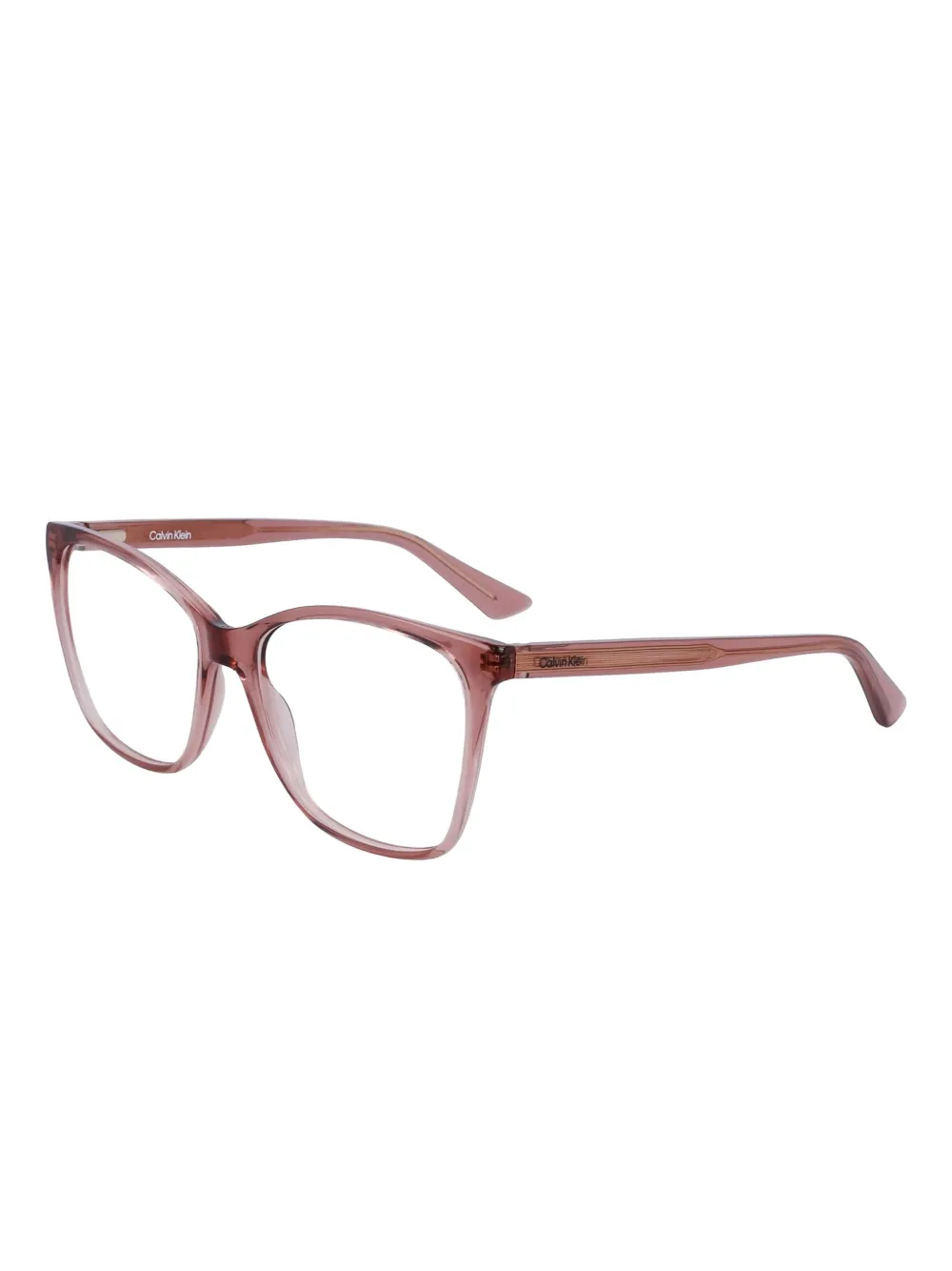 Calvin Klein Rechthoekig montuur van acetaat Roze