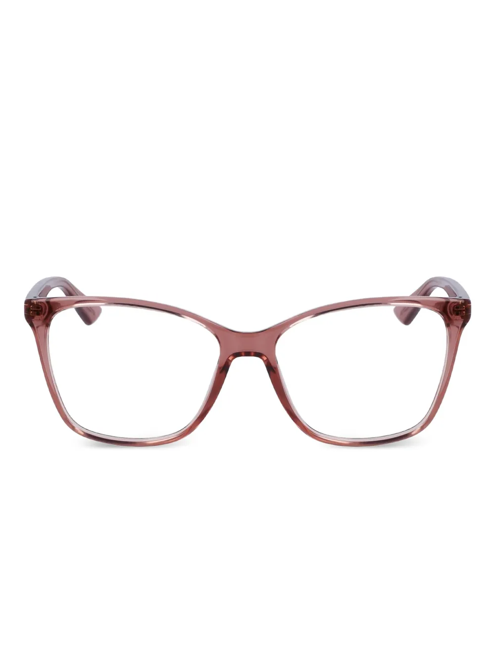 Calvin Klein rectangle acetate frames | Pink | Image 1