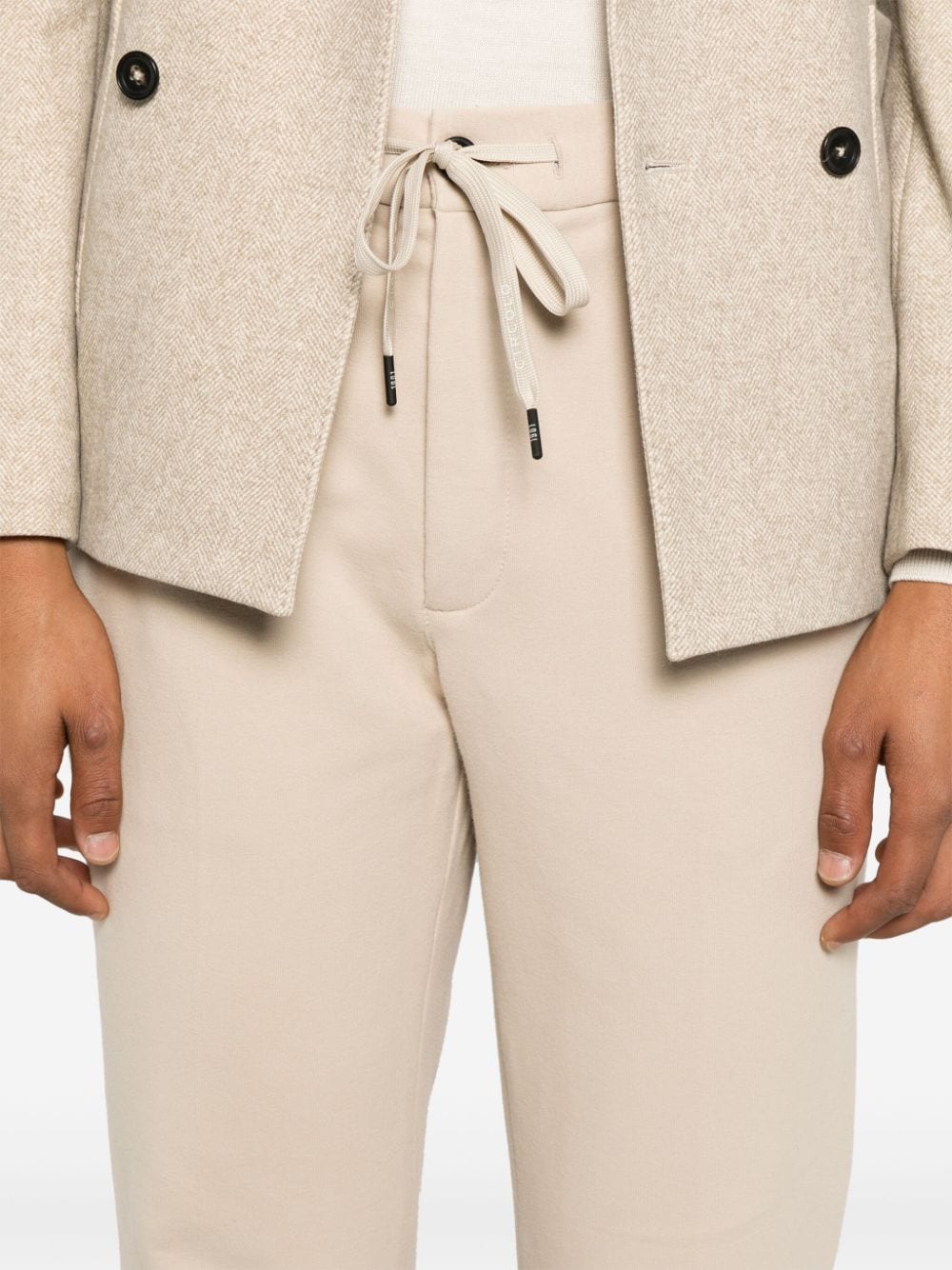 Shop Circolo 1901 Fleece Trousers In Nude