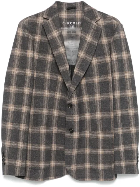 Circolo 1901 plaid-check blazer
