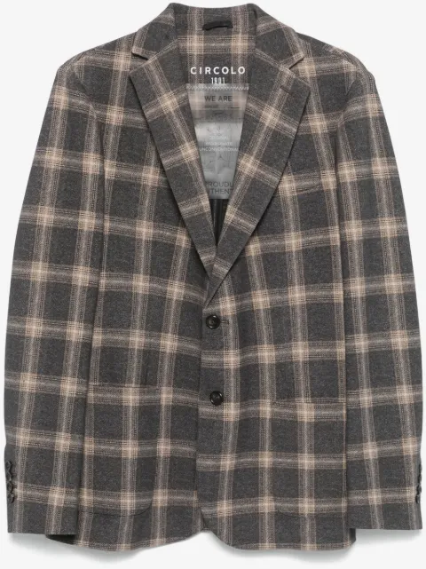 Circolo 1901 plaid-check blazer