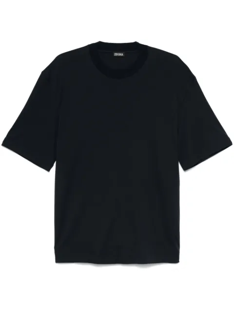 Zegna playera con cuello redondo