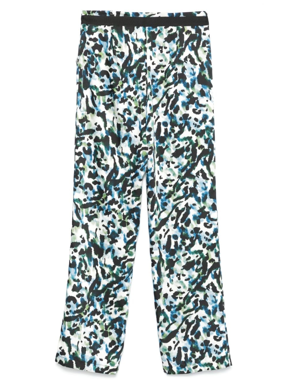 LIU JO animal-print trousers - Blauw