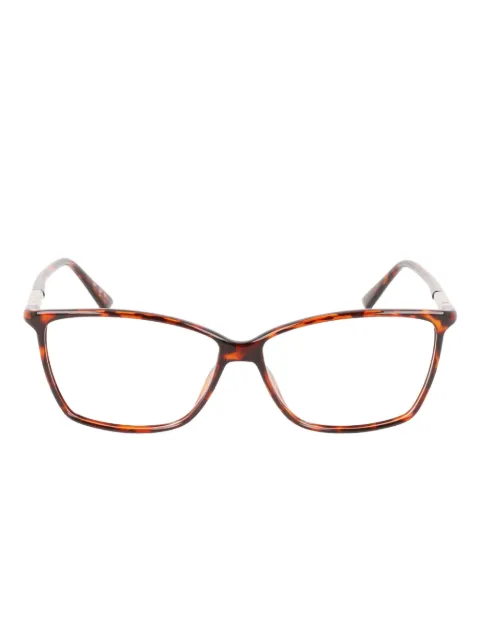 Calvin Klein tortoiseshell square-frame glasses