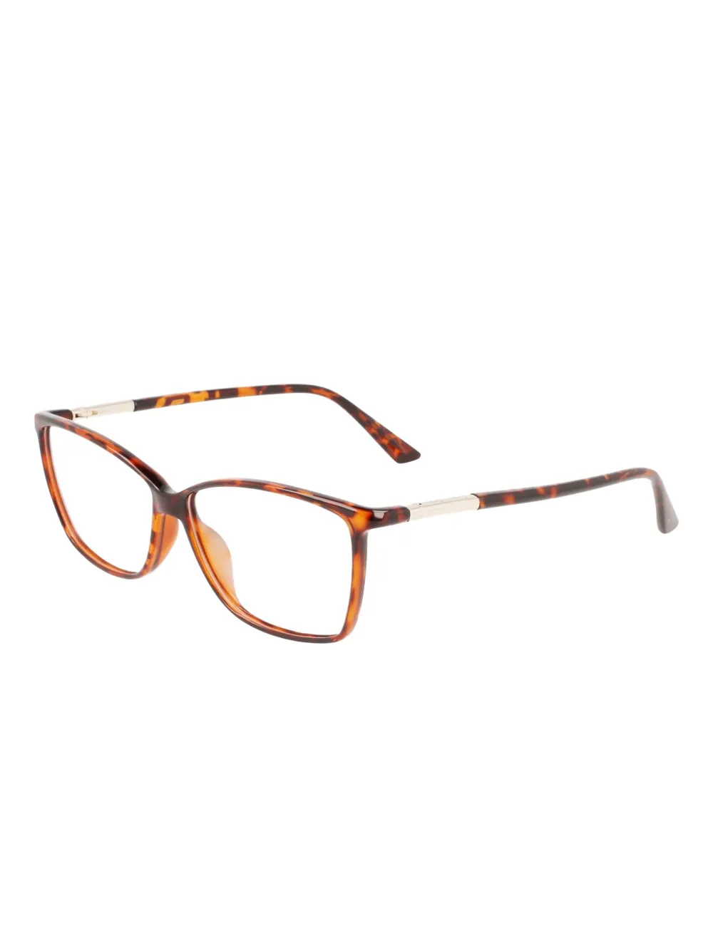 Calvin Klein tortoiseshell square-frame glasses | Image 2