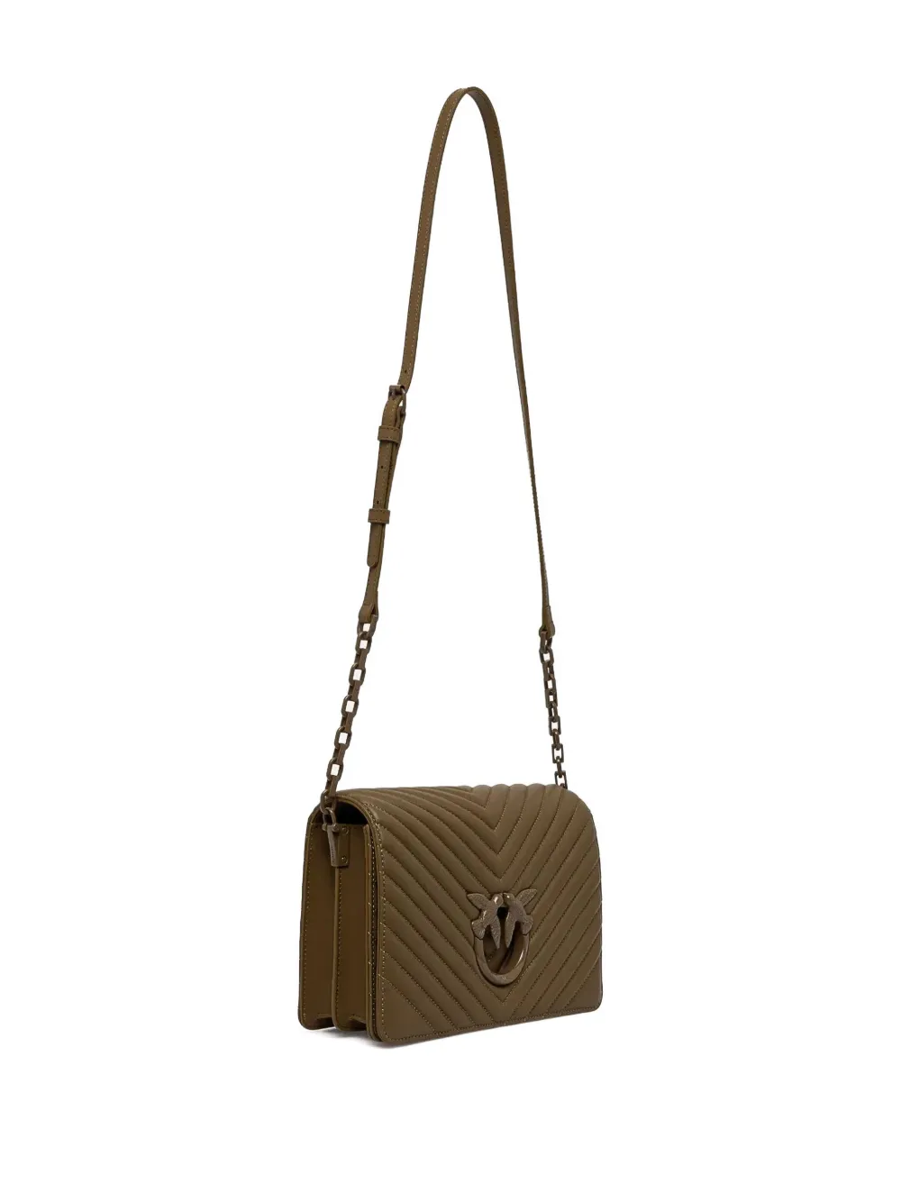 PINKO Love Click crossbodytas Bruin