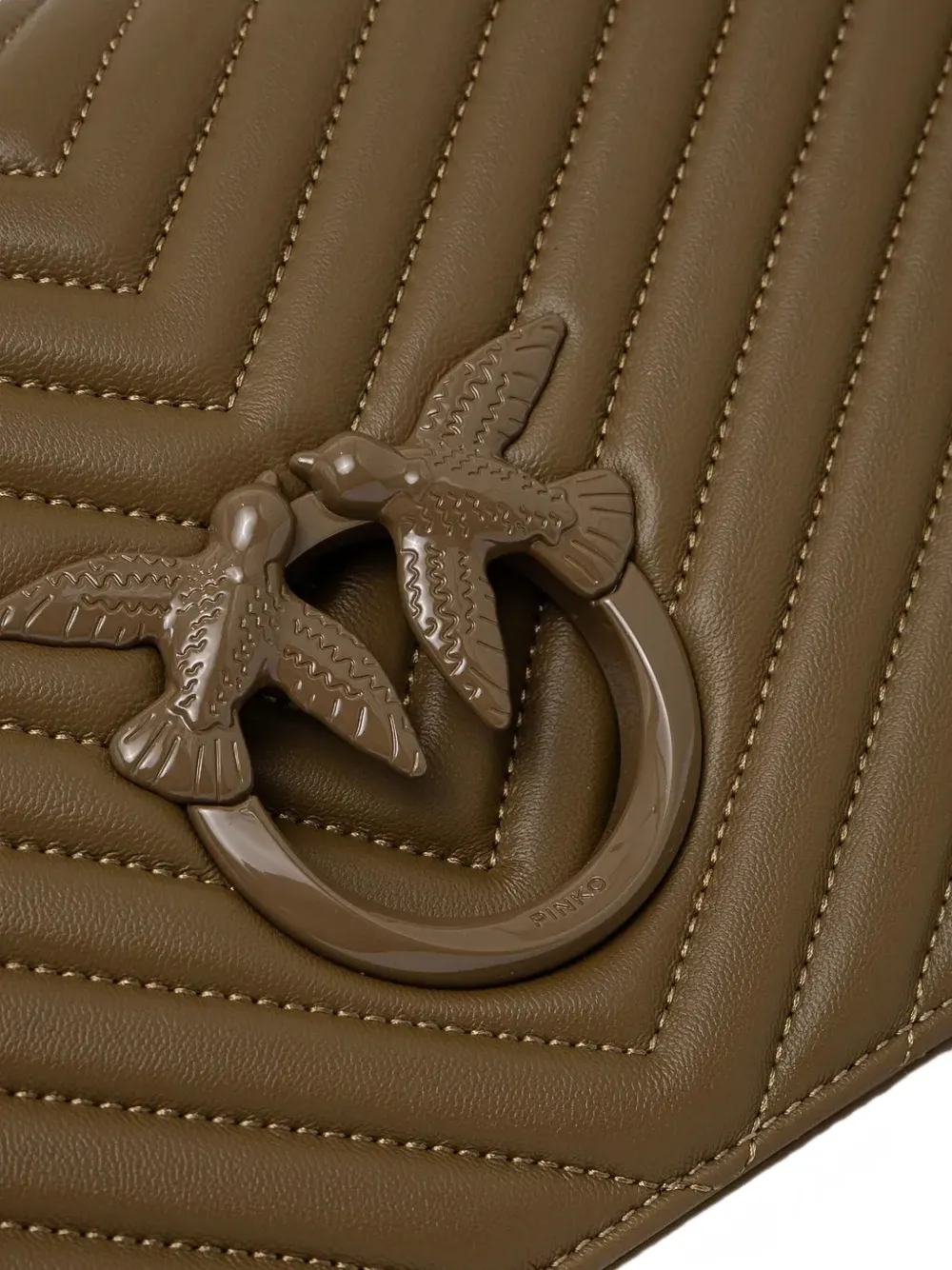 PINKO Love Click crossbodytas Bruin