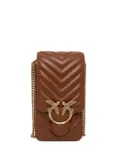 PINKO Love One smartphone bag - Brown