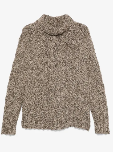 Kiton marl-knit sweater