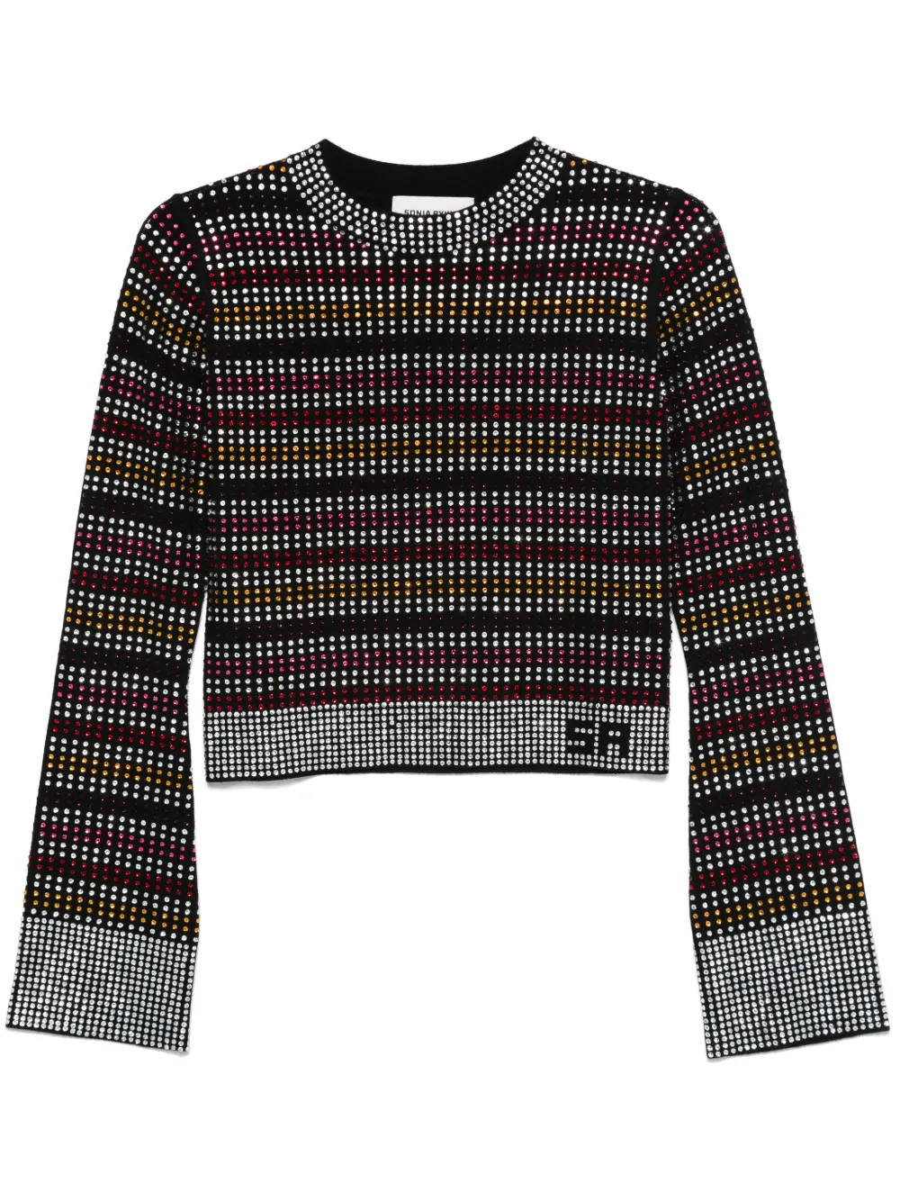 Striped floral sweater| Sonia Rykiel