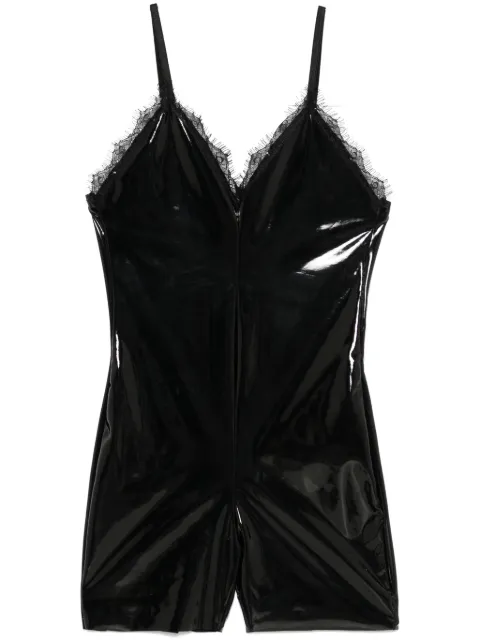 Alchemy jumpsuit corto con ribete de encaje de ALCHEMY x Lia Aram