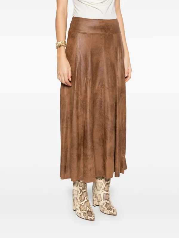 スカート Isabel Marant Genevi Skirt ISABEL MARANT Genevi Maxi Skirt | Brown | FARFETCH GE