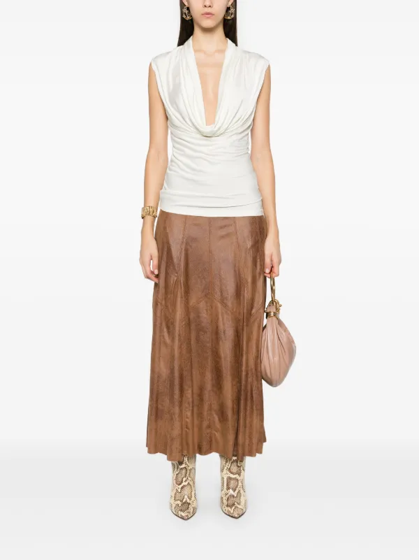 【送料&関税込】Isabel Marant Genevi Skirt ISABEL MARANT Genevi Maxi Skirt | Brown | FARFETCH BH