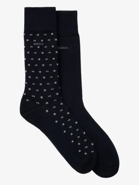 BOSS logo iconic socks (pack of two)