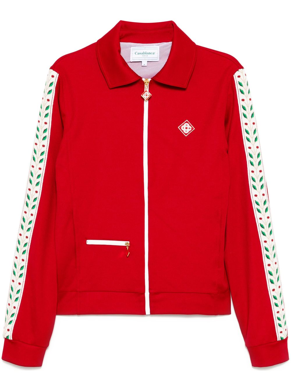 Casablanca Laurel track jacket - Red