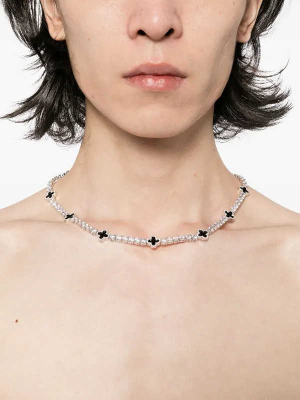 アクセサリー Motif Tennis Chain Necklace CERNUCCI Motif tennis-chain Necklace | Silver | FARFETCH