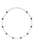 CERNUCCI Motif tennis-chain necklace - Silver