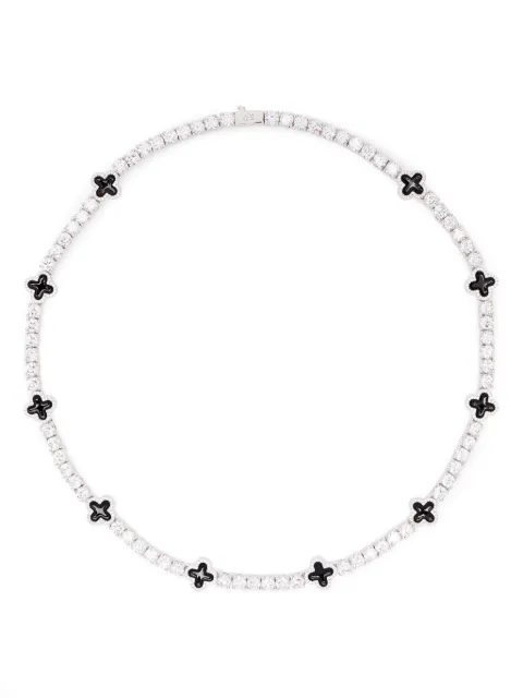 CERNUCCI Motif tennis-chain necklace