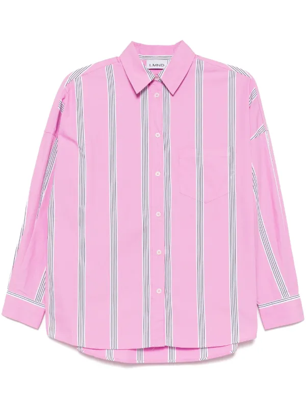 新品 THIRD MAGAZINE /LMND The Chiara Shirt The Chiara Shirt - White - LMND Worldwide Shipping