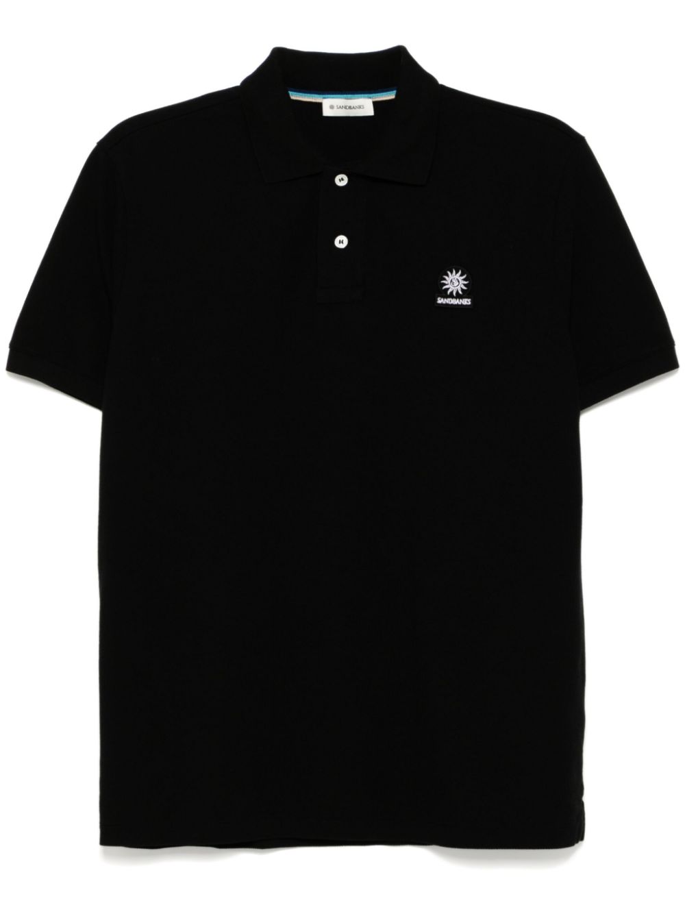 logo-badge polo shirt