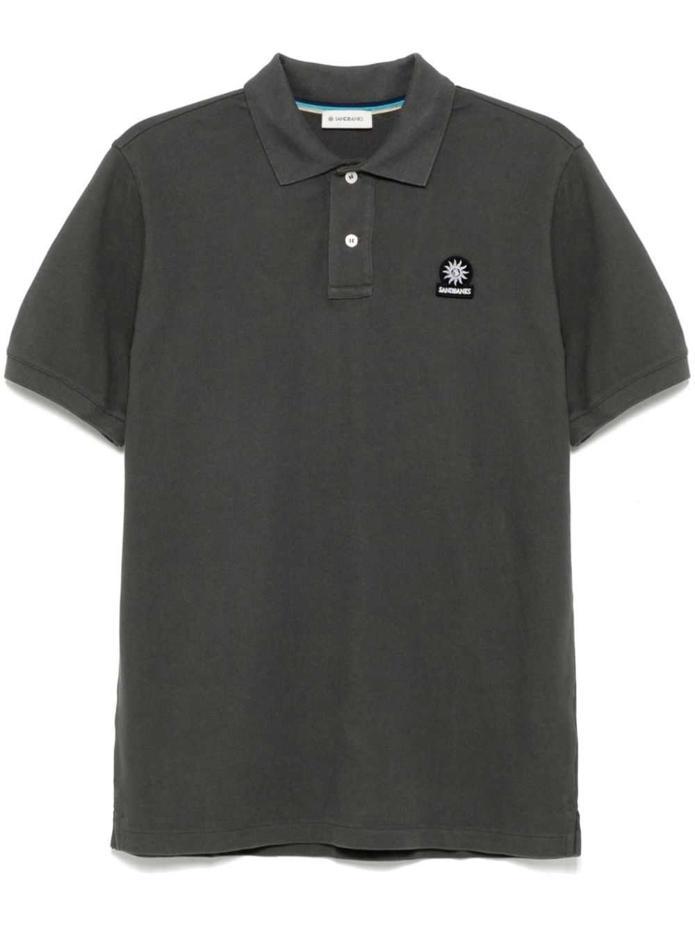 SANDBANKS logo-badge polo shirt - Grey