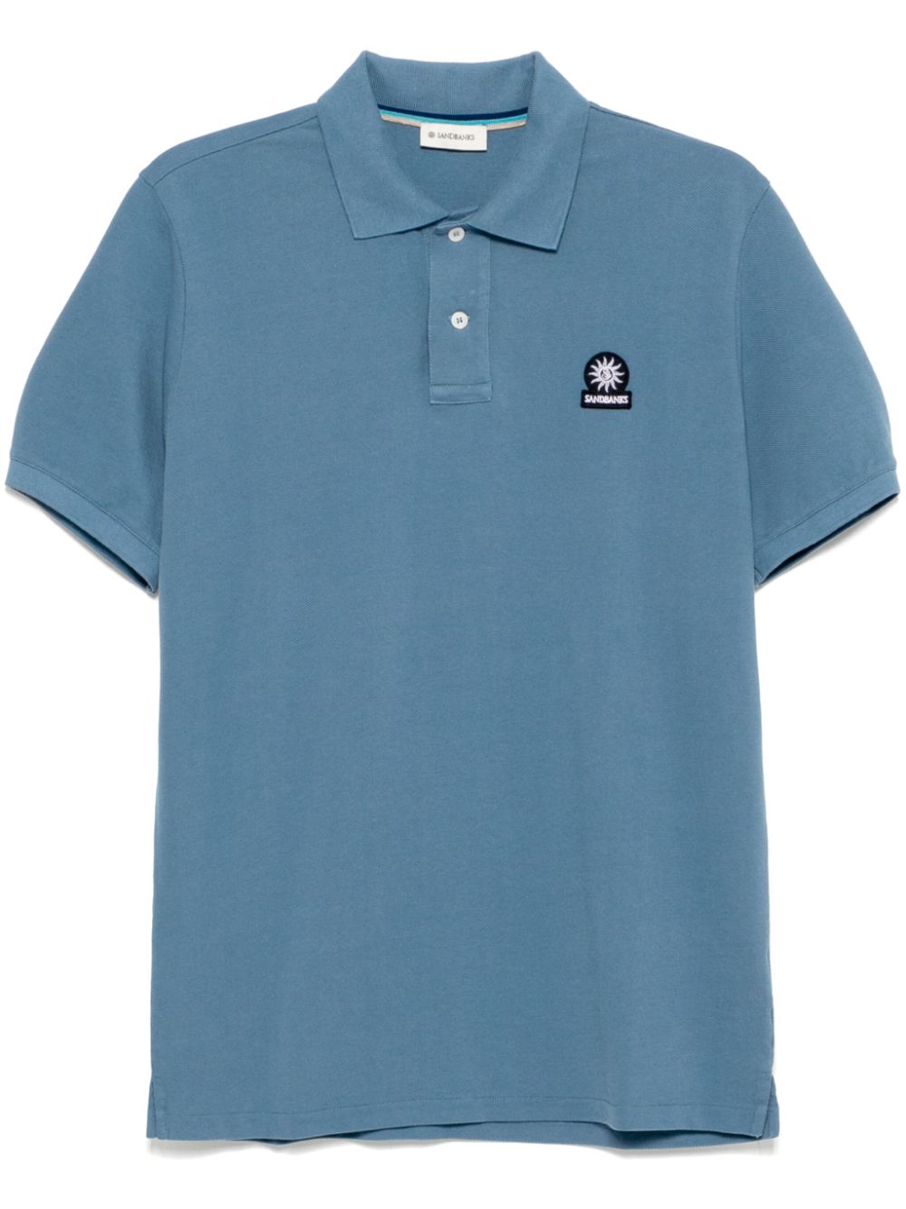 SANDBANKS logo-badge polo shirt - Blue