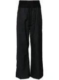Junya Watanabe MAN wool stripe pants - Blue
