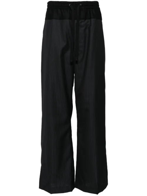 Pantalon en laine à rayures - Junya Watanabe MAN - Modalova