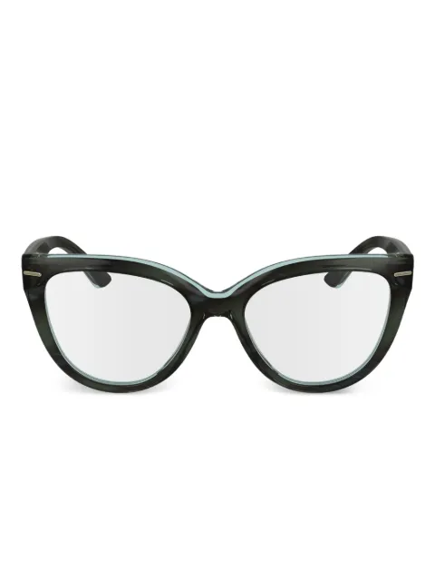 Calvin Klein cat-eye acetate glasses