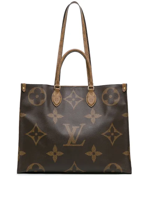 Louis Vuitton Pre-Owned 2020 Monogram Reverse Giant OnTheGo GM satchel WOMEN