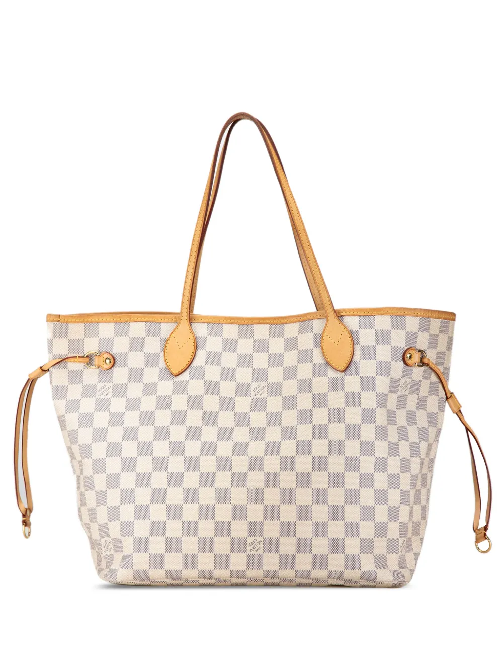 Louis Vuitton Pre-Owned 2010 Damier Azur Neverfull MM shopper - Wit