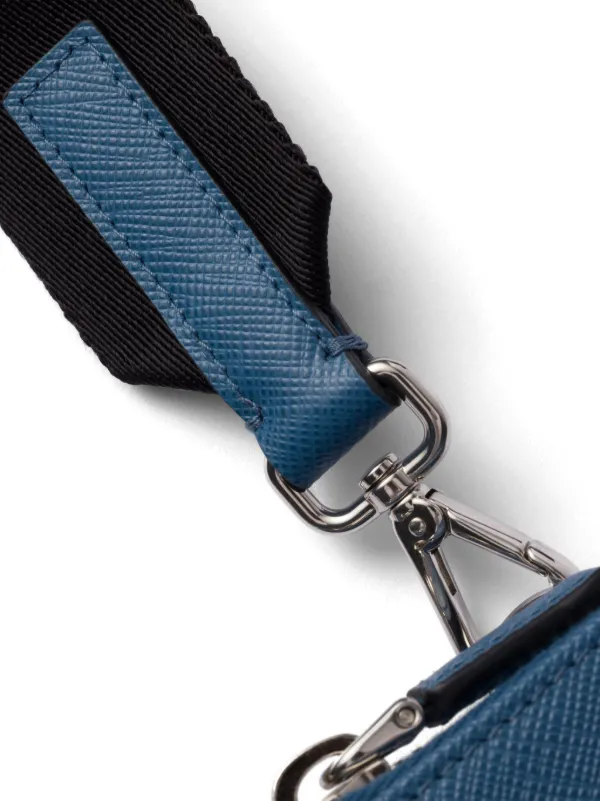 Prada Saffiano Leather Smartphone Case | Blue | FARFETCH