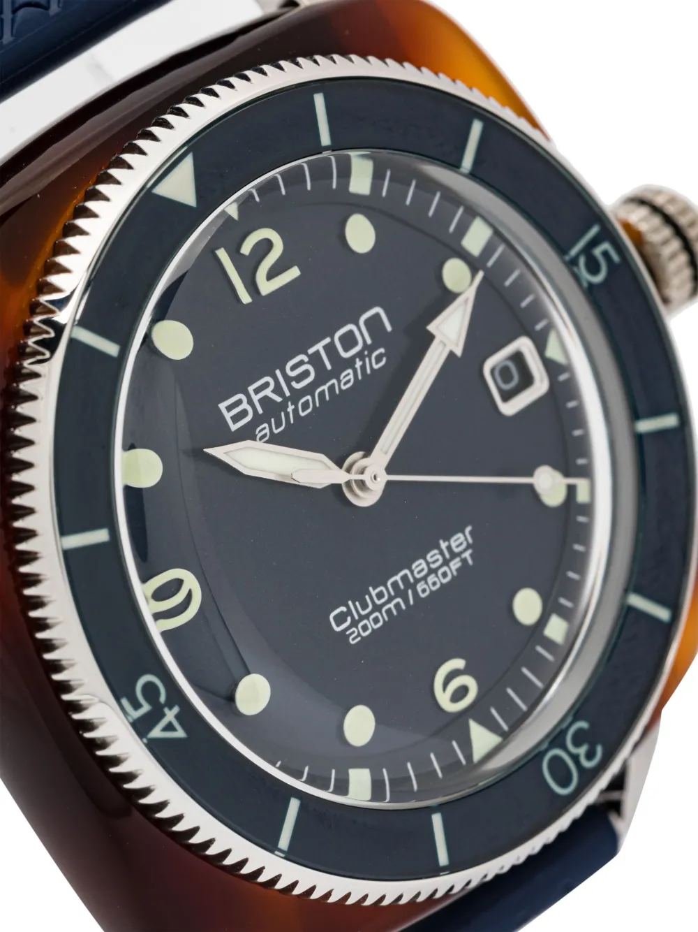 Shop Briston Clubmaster Legend Small Second 36mm In White