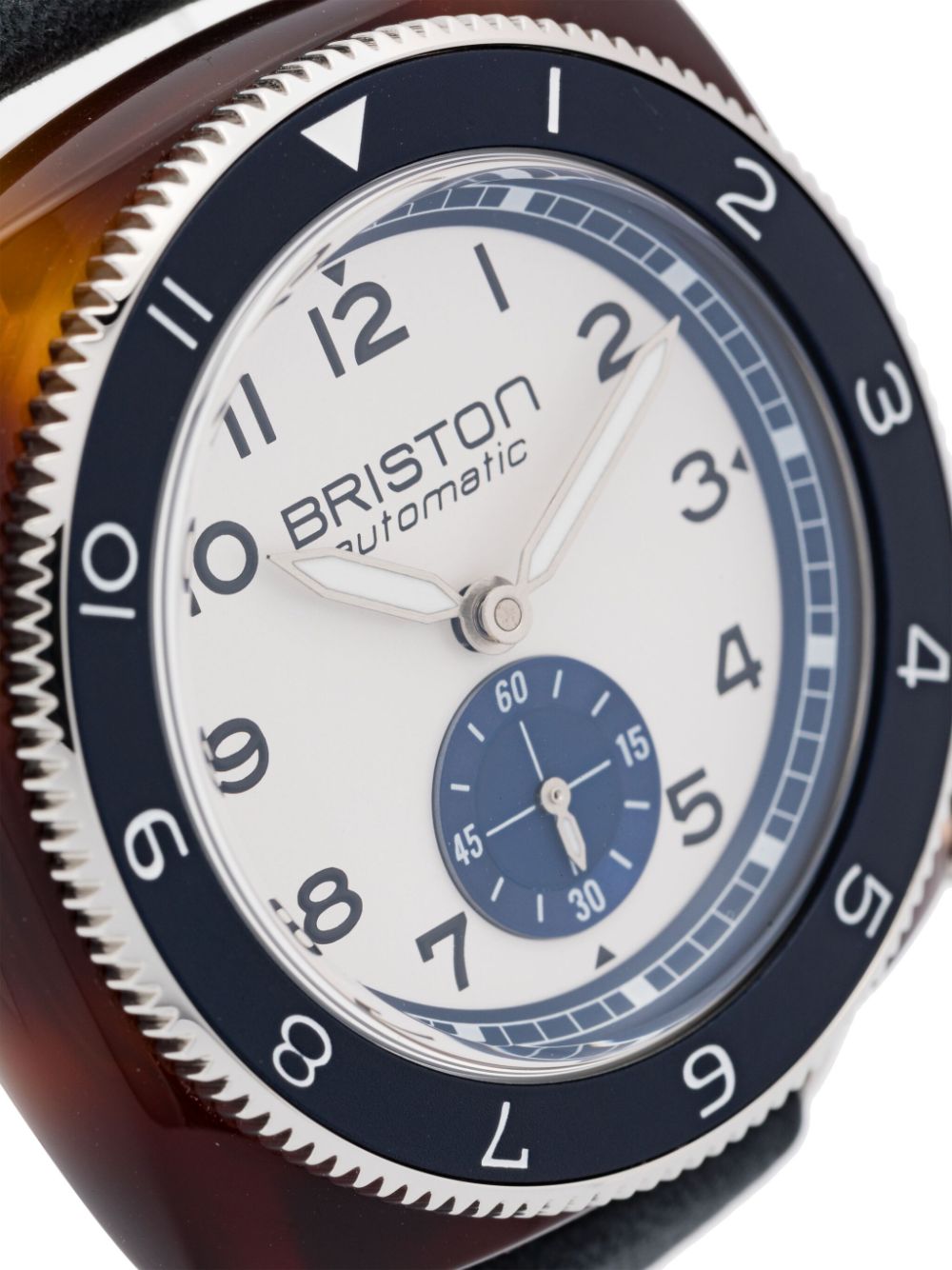 Shop Briston Clubmaster Legend Small Second 39mm In 白色