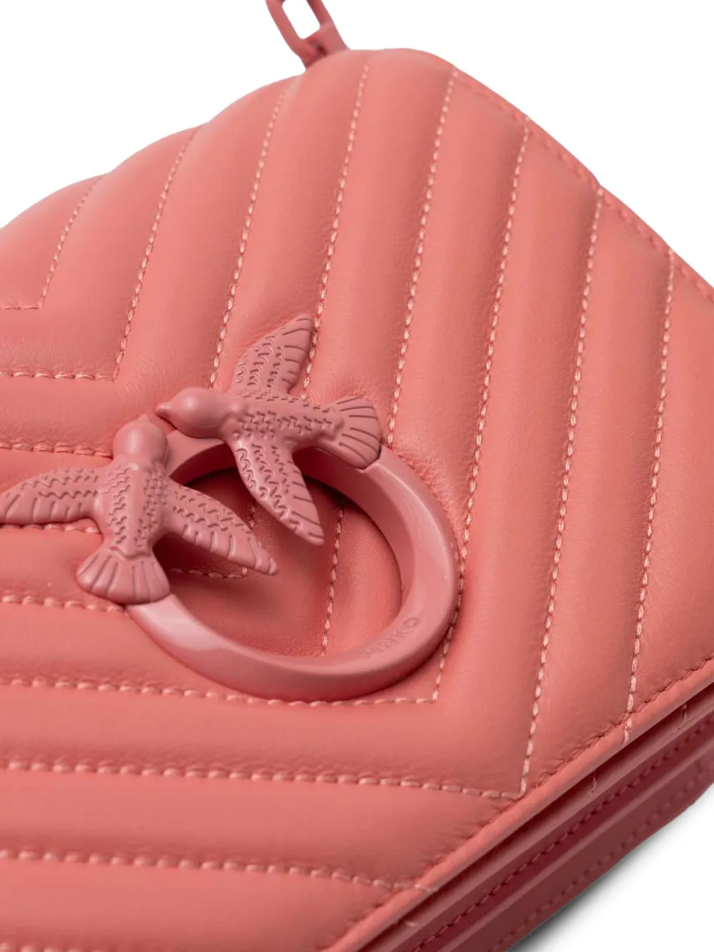 PINKO Love Click kleine crossbodytas Roze