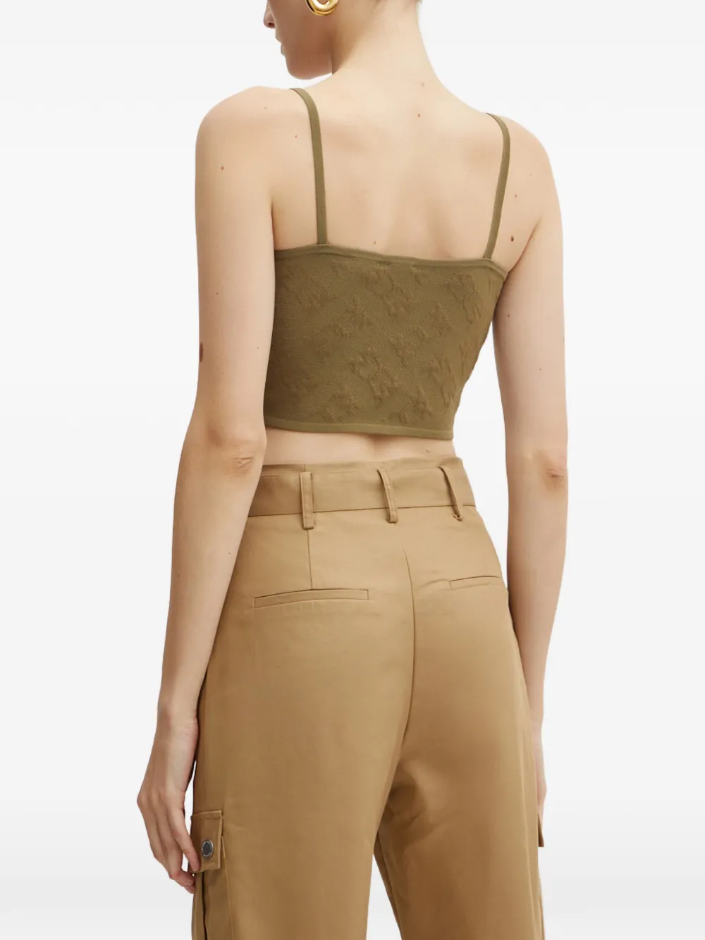 Logo-Jacquard Top