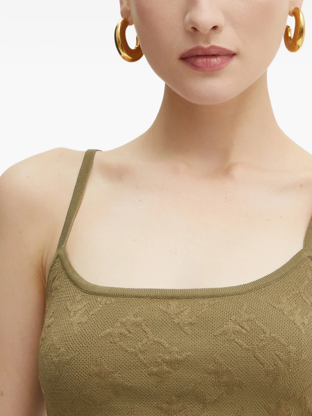 Logo-Jacquard Top