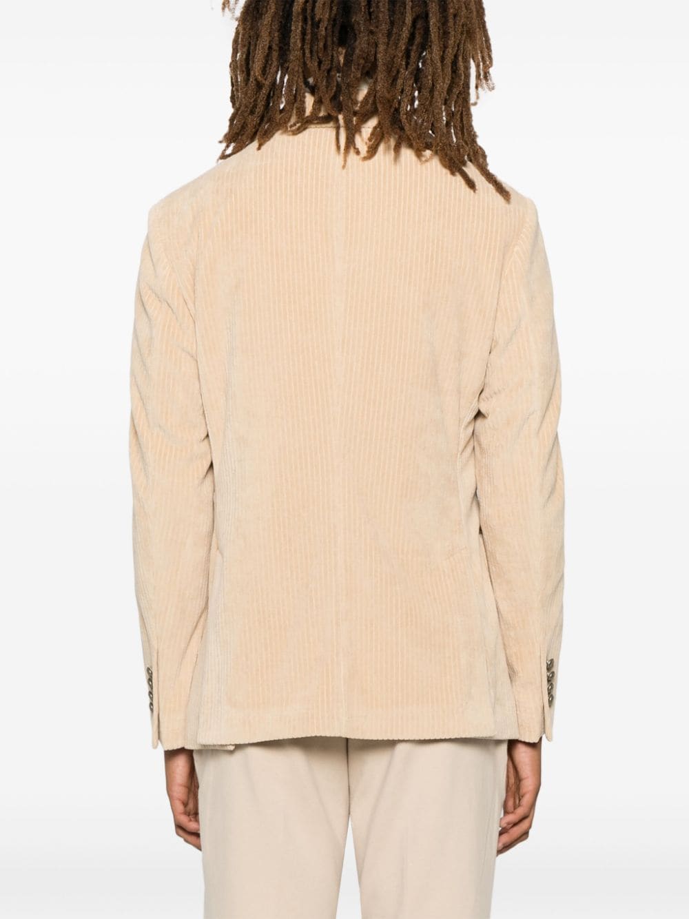 Shop Circolo 1901 Corduroy Blazer In Neutrals