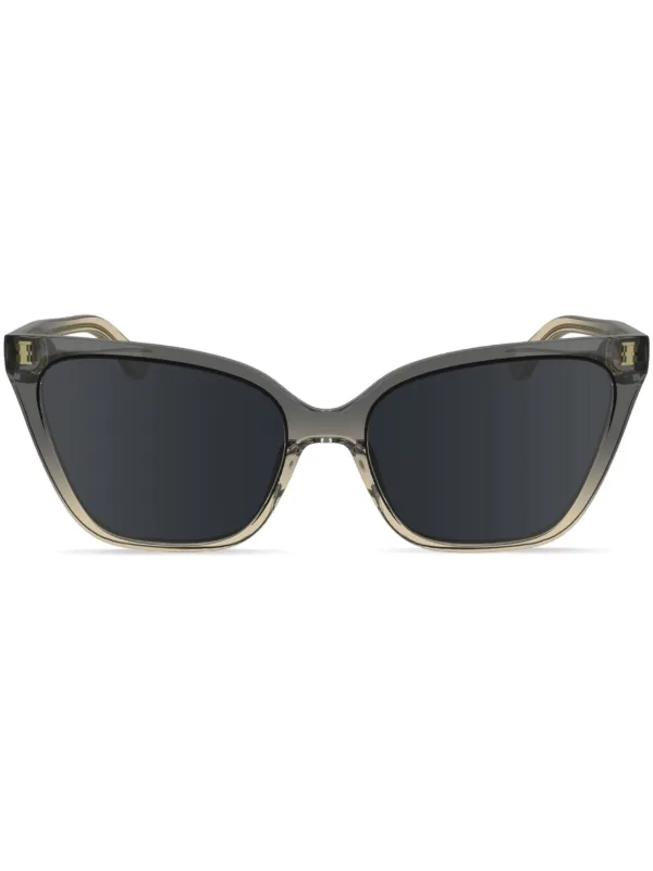 Calvin Klein Rectangle-frame Sunglasses in Grey