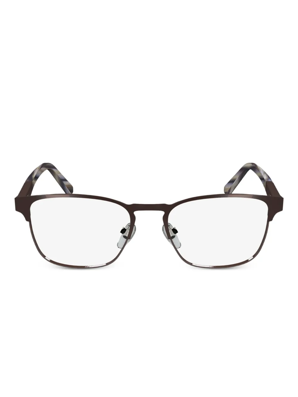 Calvin Klein square-frame glasses | Brown | Image 1