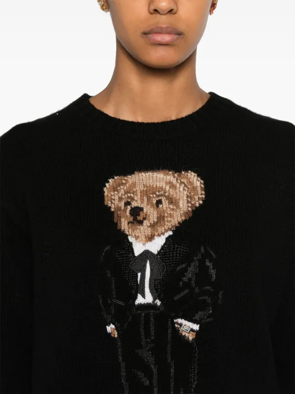 black ralph lauren teddy jumper