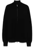 Zegna zip-up cardigan - Black