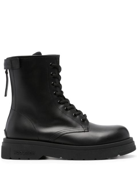 Woolrich bottines en cuir